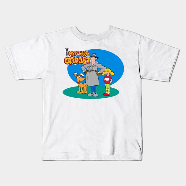 Inspector Gadget Kids T-Shirt by BigOrangeShirtShop